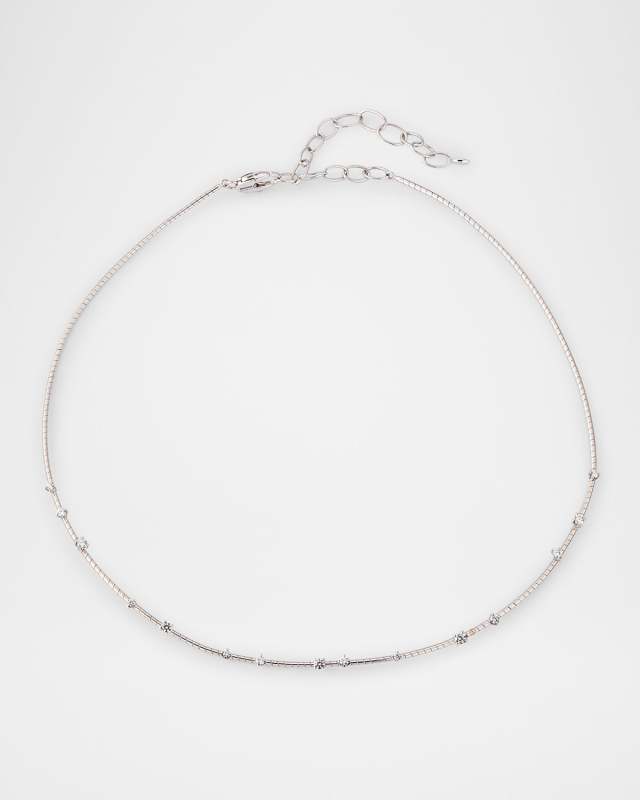 18k White Gold Diamond Necklace